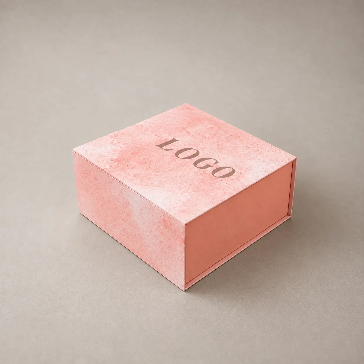 Watercolor Blush Collapsible Magnetic Rigid Gift Box
